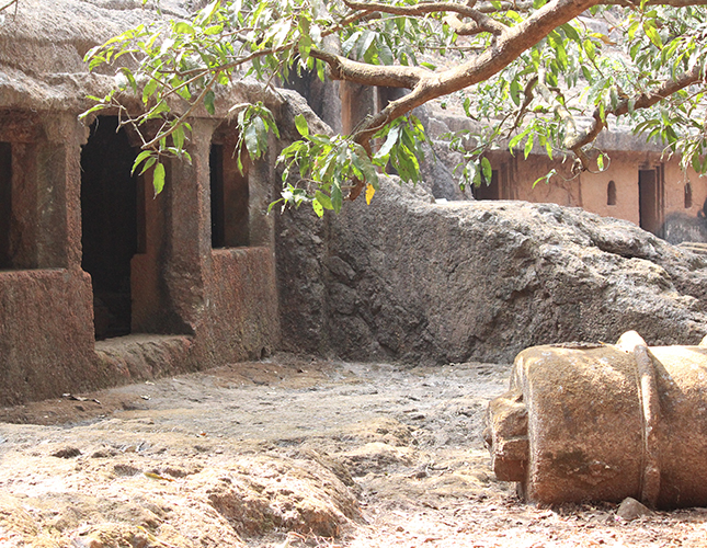 Rock-cut caves at Panhale Kaji near Dapoli